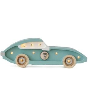 Night Light Race Car Retroblue VEHICLELittle Lights